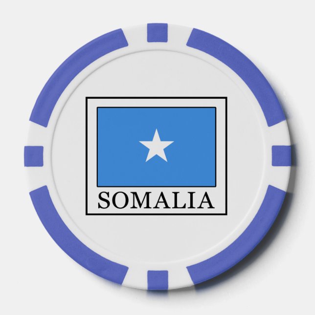 Somalia Poker Chips (Front)