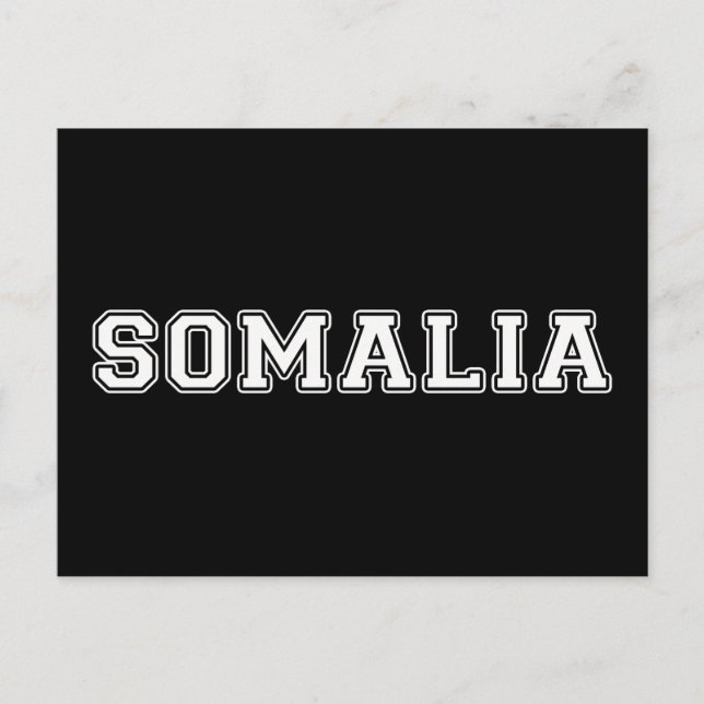 Somalia Postcard (Front)