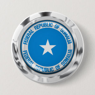 Somalia Round Emblem 7.5 Cm Round Badge