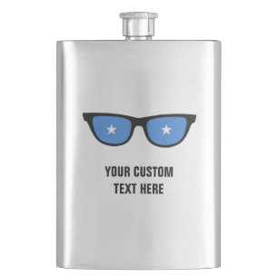Somalia Shades custom flask