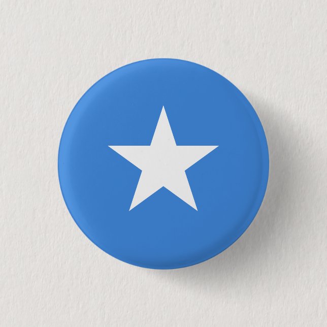 Somalia (Somalian) Flag 3 Cm Round Badge (Front)