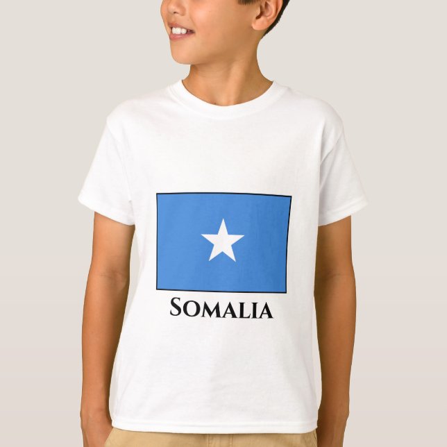 Somalia (Somalian) Flag T-Shirt (Front)