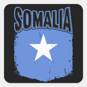 Somalian Somalia Flag Gift Idea Square Sticker