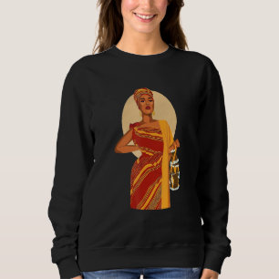 Somalian Women In Traditional Cloth Art Somali Cul Sweatshirt