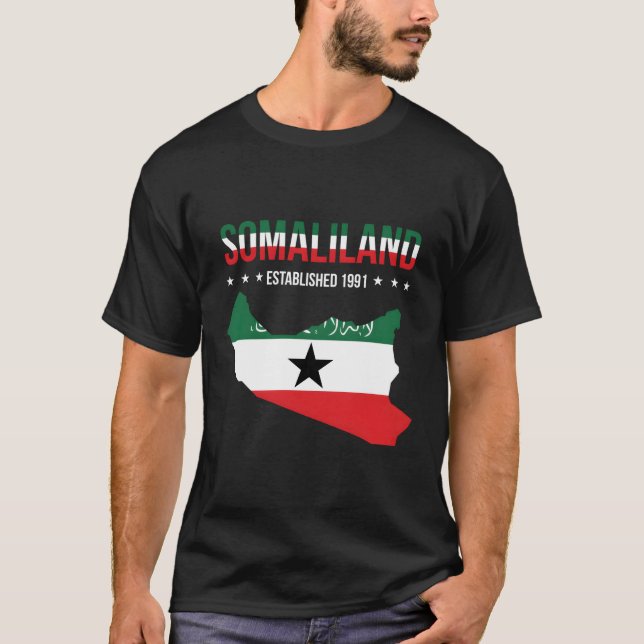 Somaliland Country Flag T-Shirt (Front)