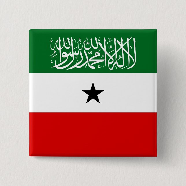 Somaliland Flag 15 Cm Square Badge (Front)