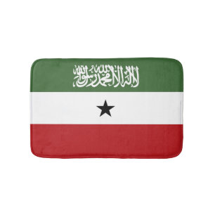 Somaliland flag bath mat