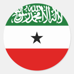 Somaliland Flag Classic Round Sticker
