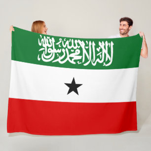 Somaliland Flag Fleece Blanket
