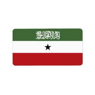 Somaliland flag label