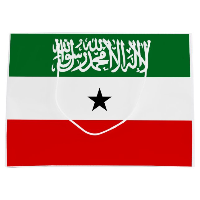 Somaliland Flag Large Gift Bag (Front)