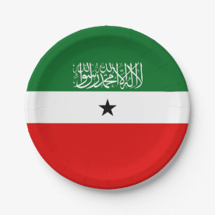 Somaliland Flag Paper Plate