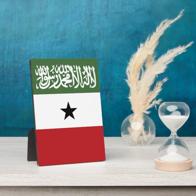 Somaliland flag plaque (Side)