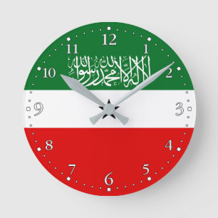 Somaliland Flag Round Clock