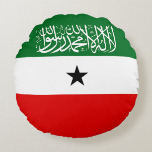Somaliland Flag Round Cushion