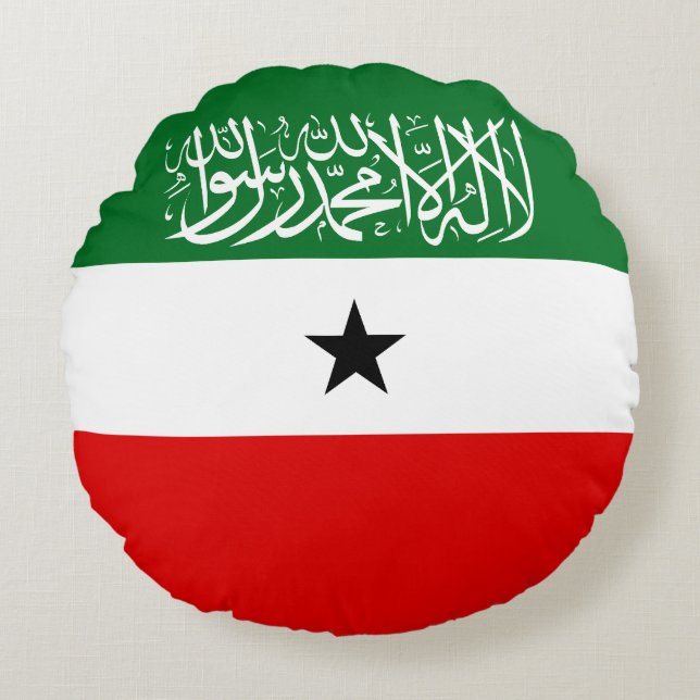 Somaliland Flag Round Cushion (Front)