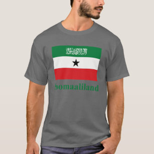 Somaliland Flag with Name in Somali T-Shirt