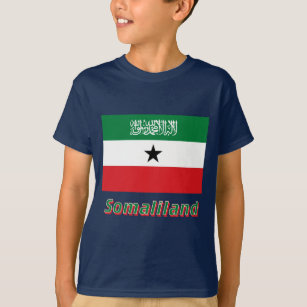 Somaliland Flag with Name T-Shirt
