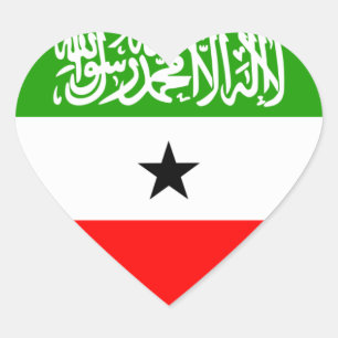 somaliland heart sticker