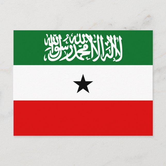 Somaliland National World Flag Postcard (Front)