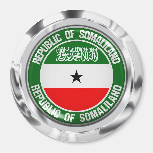 Somaliland Round Emblem Magnet (Front)