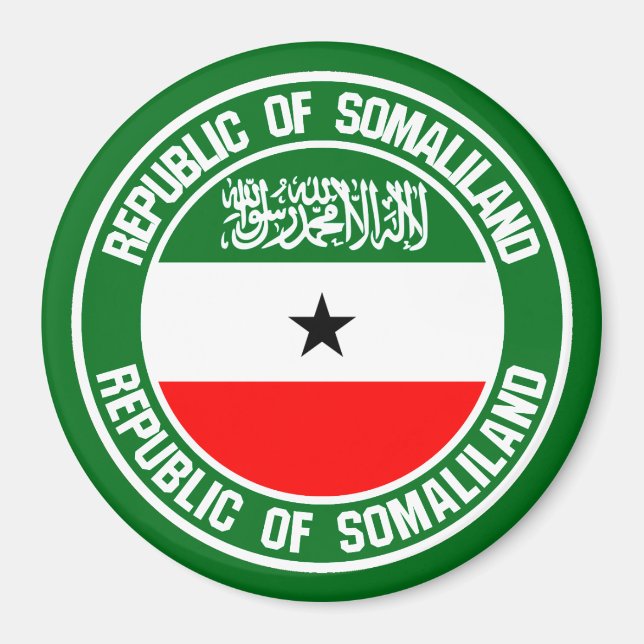Somaliland Round Emblem Magnet (Front)