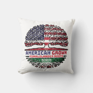 Somaliland Somalilander American USA Tree Roots Cushion