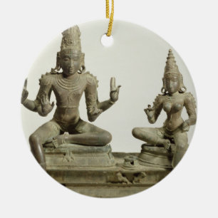 Somaskanda, Chola, Tamil Nadu (bronze) Ceramic Tree Decoration