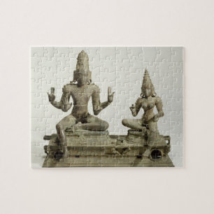 Somaskanda, Chola, Tamil Nadu (bronze) Jigsaw Puzzle