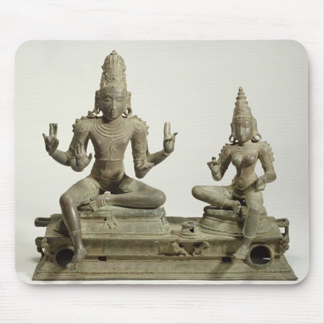 Somaskanda, Chola, Tamil Nadu (bronze) Mouse Mat (Front)