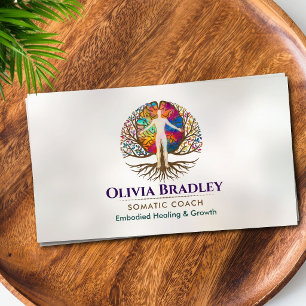 Somatic Coach Tree of Life Brain Body Business Card