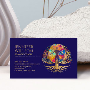 Somatic Coach Tree of Life Brain Body Business Card