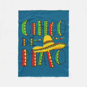 Sombrero cinco de mayo fiesta mexico party mexican fleece blanket