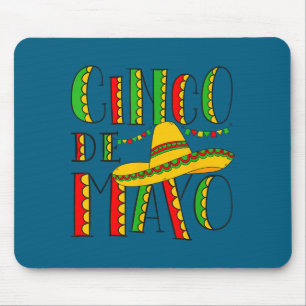 Sombrero cinco de mayo fiesta mexico party mexican mouse mat