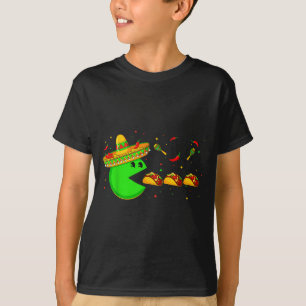Sombrero eating cinco de mayo mexican fiesta gamer T-Shirt