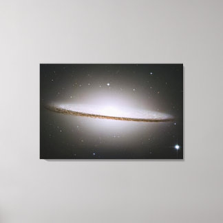 Sombrero Galaxy Wrapped Canvas