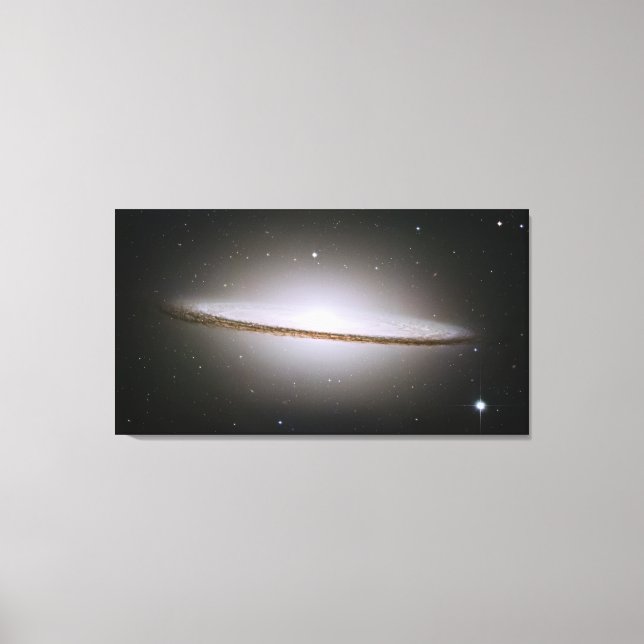 Sombrero Galaxy Wrapped Canvas (Front)