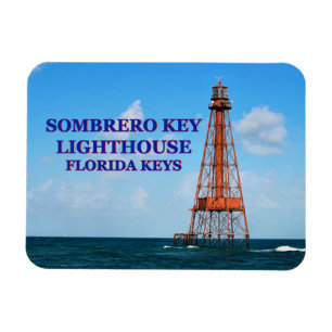Sombrero Key Lighthouse, Florida Keys Magnet