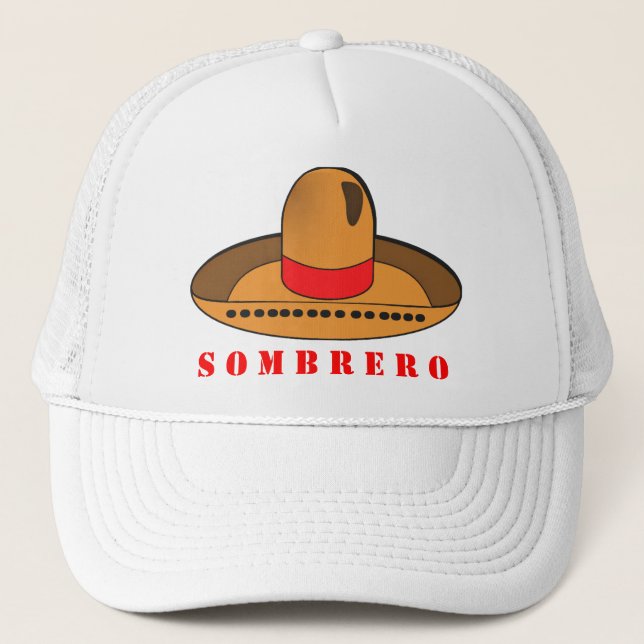 Sombrero Trucker Hat (Front)