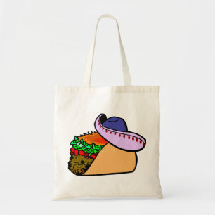 Sombrero Wearing Taco Tote Bag