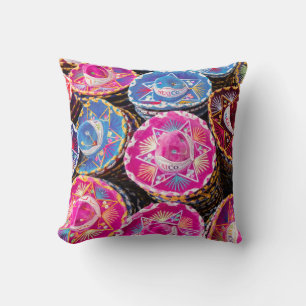 Sombreros In Mexico Cushion