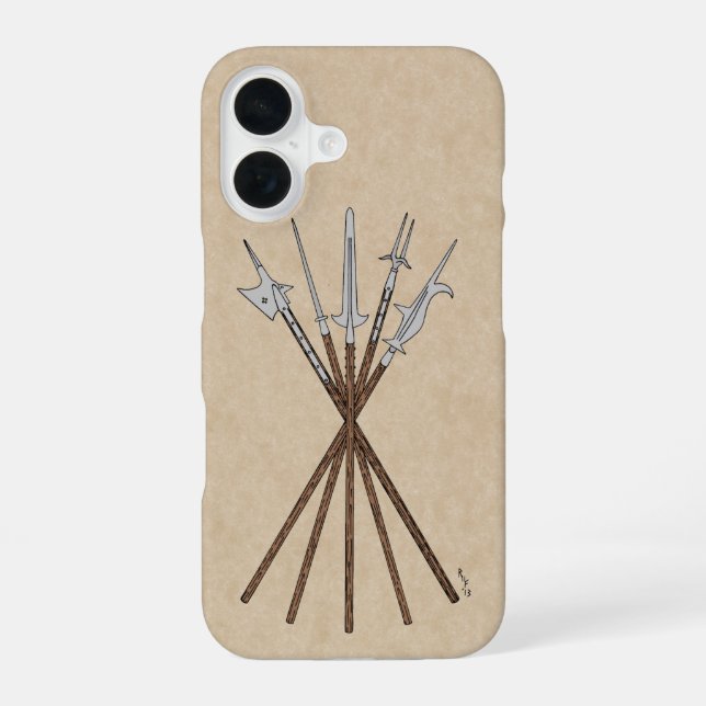Some 16th Century Polearms Case-Mate iPhone Case (Back)