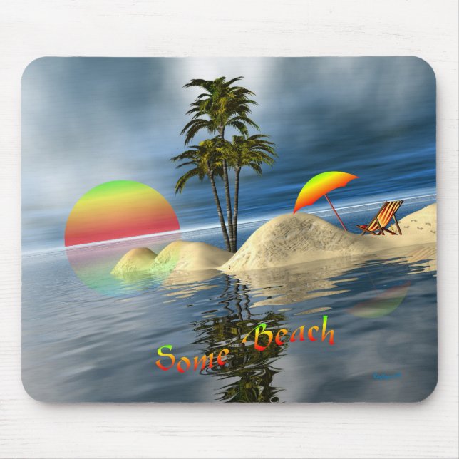 Some Beach Mouse Mat (Front)