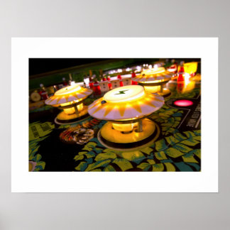 Some Big Cats pinball poster