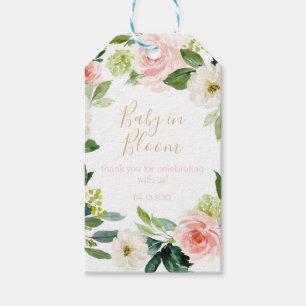 Some Bunny Baby Shower Baby in Bloom Favour Tag