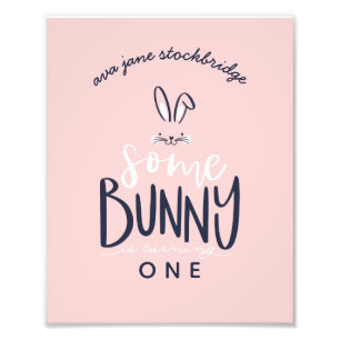 SOME BUNNY BIRTHDAY PARTY PHOTO PRINT