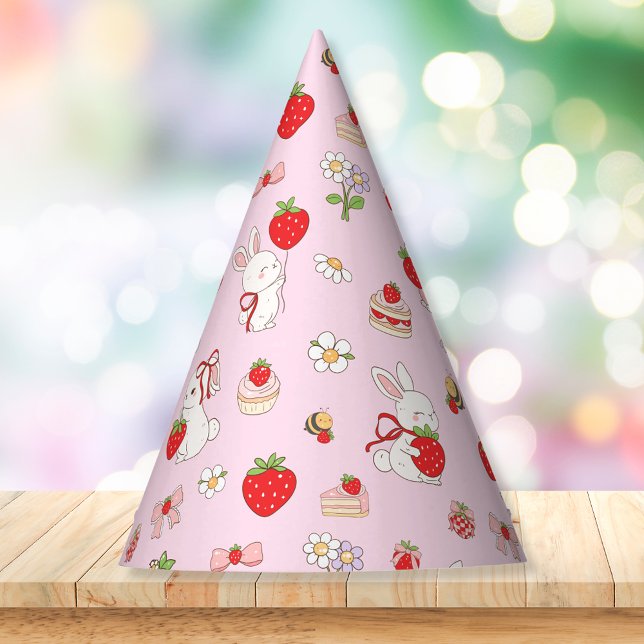 Some Bunny Birthday Pink Party Hat (Creator Uploaded)