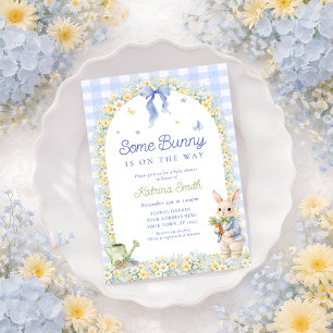 Some Bunny Boy Baby Shower Invitation