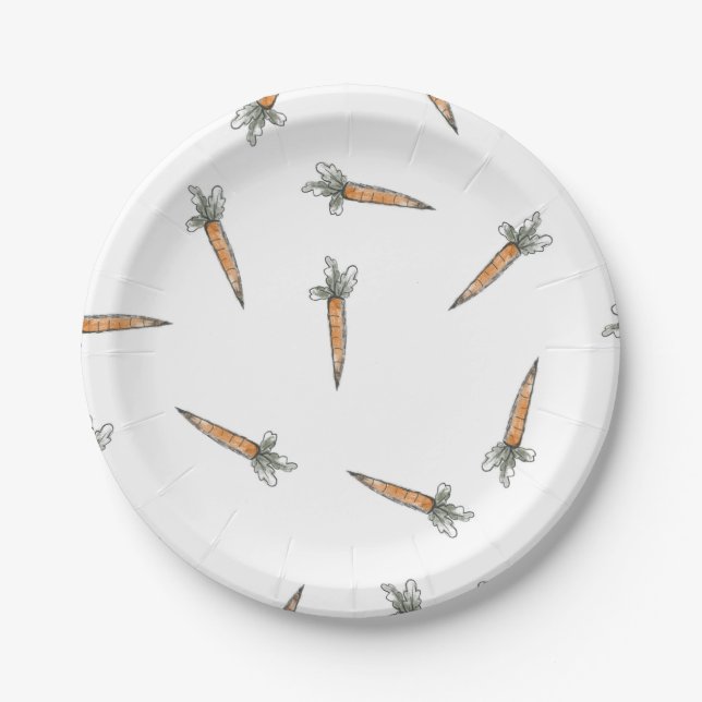 Some Bunny Boy Birthday Paper Plate (Front)