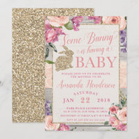 Some Bunny Easter Baby Shower Invitation